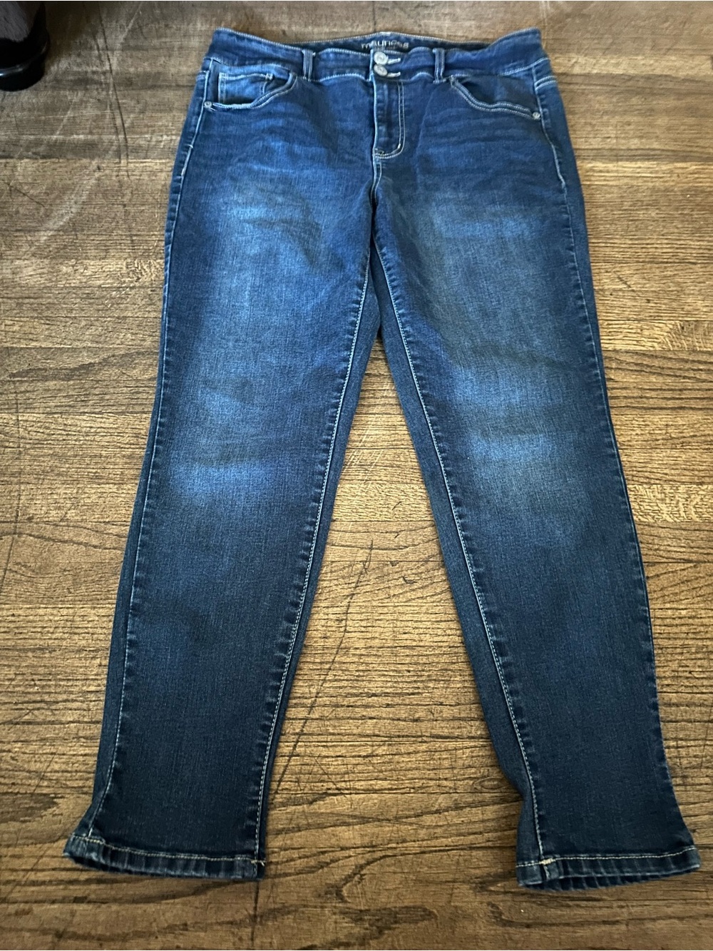 Maurices Dark Blue Skinny Jeans